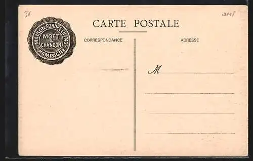 AK Moet et chandon, Salle d`Expedition, Verpacken der Weinkisten