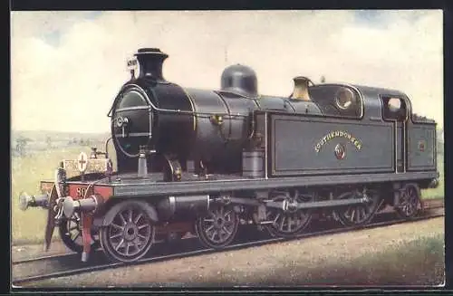 AK L.T.S. 4-4-2T No. 80 Southend-on-Sea, englische Eisenbahn-Lok