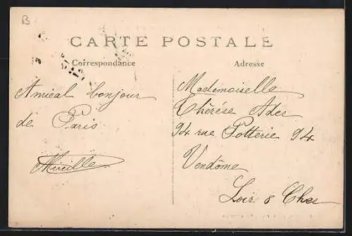 AK Nogent-sur-Marne-Le Perreux-Bry, Viadukt mit Zeppelin-Luftschiff