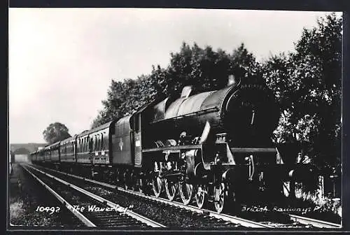 AK Englische Eisenbahn, Lokomotive No. 145659 The Waverley der British Railways