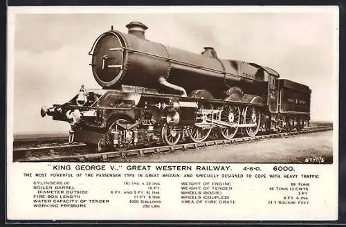 AK Great Western Railway Engine no. 6000 King George V.