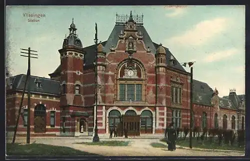 AK Vlissingen, Station, Bahnhof