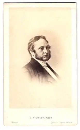 Fotografie Mayer & Pierson, Paris, Portrait Eugène Rouher, Staatsminister von Frankreich 1863-1869