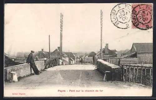 AK Payns, Pont sur le chemin de fer