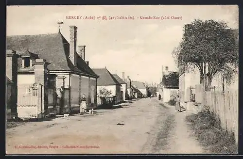 AK Mergey, Grande-Rue, côté Ouest