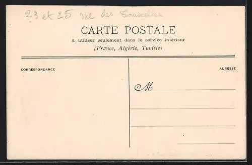 AK Troyes, Établissement Rousseau, Salon des Familles, aux Tauzxelles