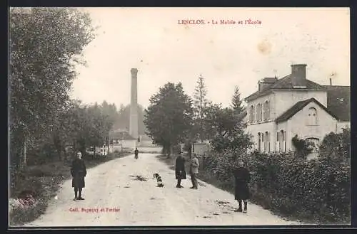 AK Lenclos, La Mairie et l`École