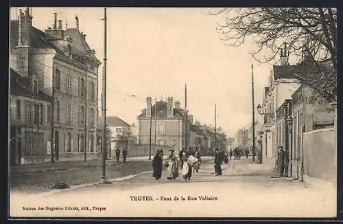 AK Troyes, Pont de la Rue Voltaire