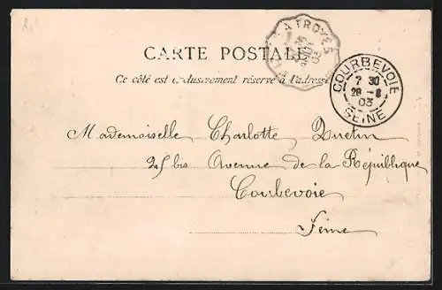 AK Piney, La rue du Calvaire avec enfants et maisons anciennes