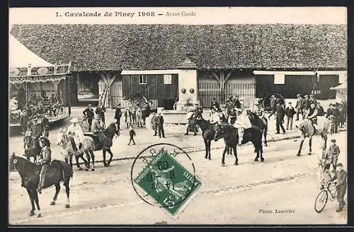 AK Piney, Cavalcade de Piney 1908, Avant-Garde