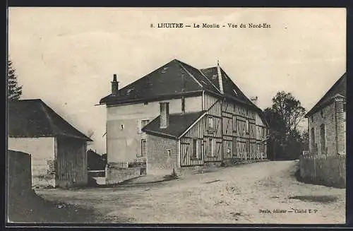AK Lhuître, Le Moulin, Vue du Nord-Est