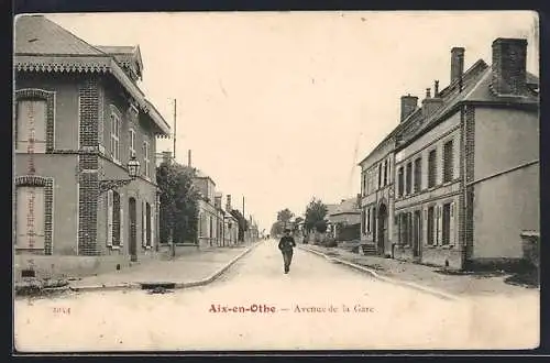 AK Aix-en-Othe, Avenue de la Gare