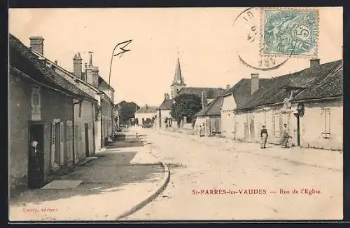 AK St-Parres-les-Vaudes, Rue de l`Église