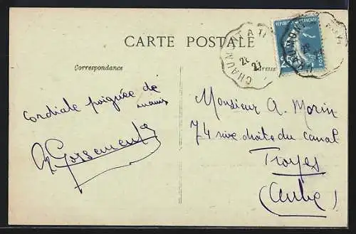 AK Champignol-lez-Mondeville, La Grande Rue