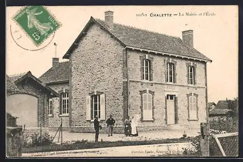 AK Chalette, La Mairie et l`École