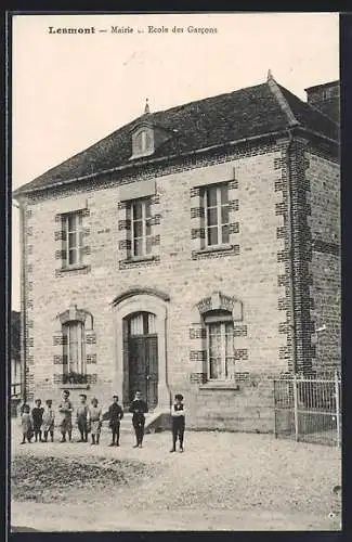 AK Lesmont, Mairie et École des Garcons