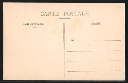 AK Méry-sur-Seine, Incendie du 12 août 1911, vue prise de la rue Chevallot