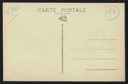 AK Marigny-le-Châtel, Congrès Catholique devant une statue, 18 Juillet 1926