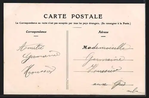 AK Fontaine-les-Grès, Maison Graillot, ancienne Poste aux Chevaux