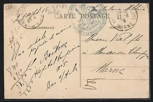 AK Bar-sur-Aube, Passage à Niveau près la Gare