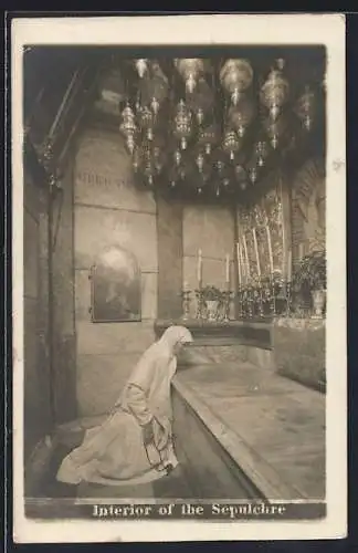 AK Jerusalem, Interior of the Sepulchre