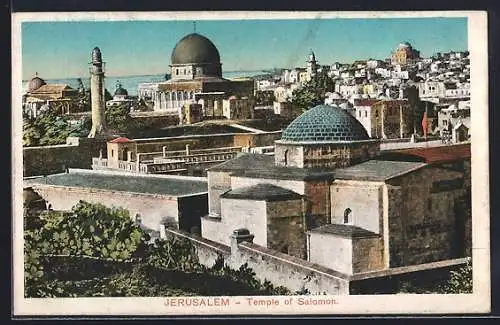 AK Jerusalem, Temple of Salomon