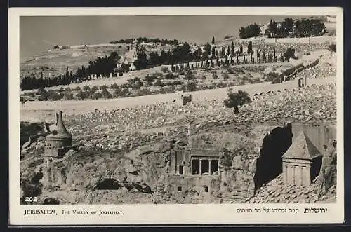 AK Jerusalem, The Valley of Joshaphat