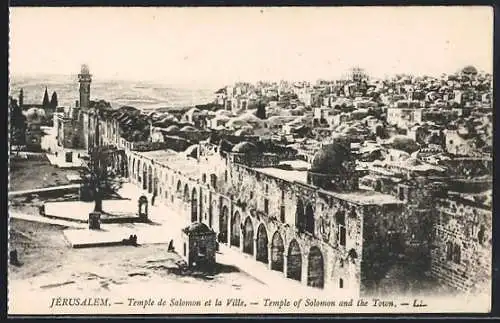 AK Jérusalem, Temple de Saloon et la Ville
