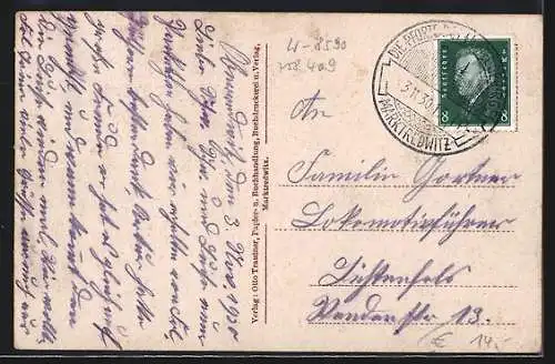 AK Marktredwitz, Blick auf das protest. Schulhaus