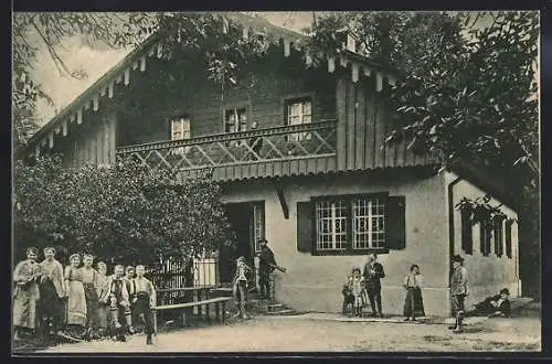 AK Neuhaus / Pegnitz, Forsthaus Rinnenbrunn