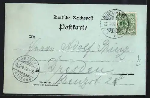 Mondschein-AK Bremerhaven, Hafenanlagen