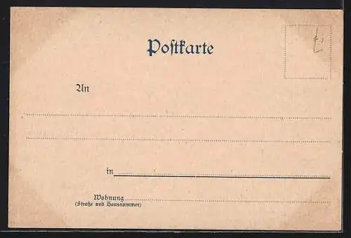 Lithographie Mainz, Central-Bahnhof