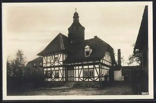AK Bad Berka, Blick zur Kirche
