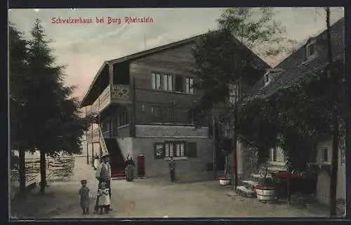 AK Trechtingshausen, Gasthaus Schweizerhaus