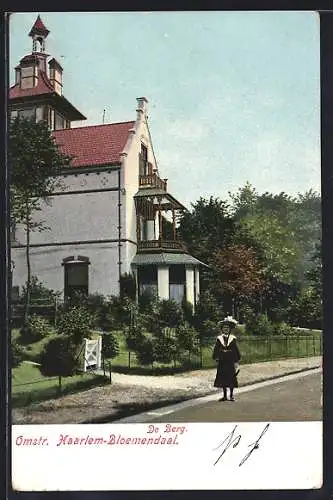 AK Haarlem-Bloemendaal, Ansicht der Villa De Berg