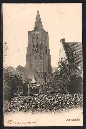 AK Oostkapelle, Kerk, Kirchenansicht