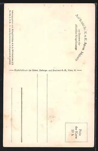 AK Brustbild von Kaiser Franz Josef I. von Österreich in Uniform mit Orden