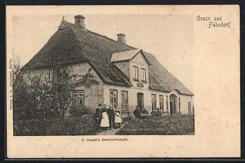AK Fahrdorf, D. Hagge`s Gasthaus