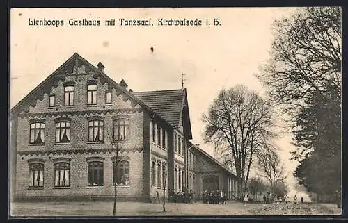 AK Kirchwalsede i. H., Lienhoops Gasthaus mit Tanzsaal