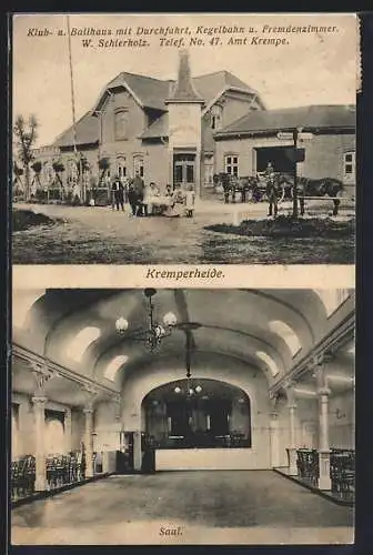 AK Krempe, Gasthof Kremperheide, Bes. W. Schierholz