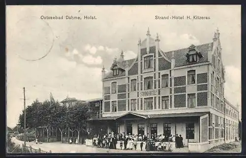 AK Dahme /Holst., Strand-Hotel von H. Kitzerau