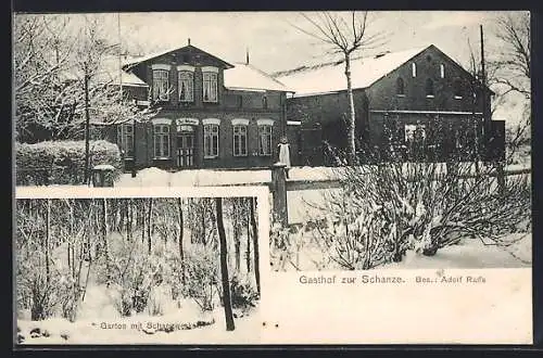 AK Heide /Holstein, Gasthof zur Schanze, Bes. Adolf Ralfs