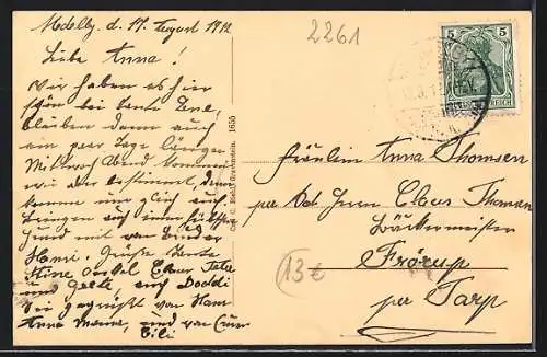 AK Medelby, Gasthof von H. J. Baggesen