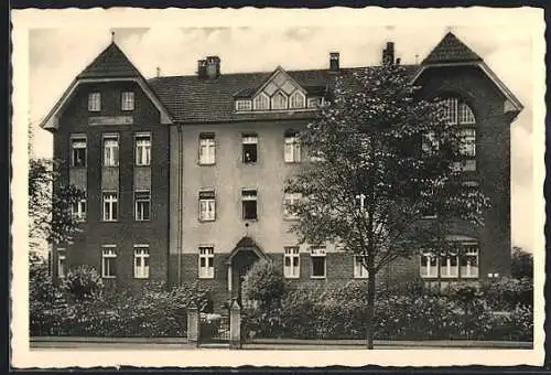 AK Berlin-Hohenschönhausen, Taubstummenheim in der Treskow-Strasse 23/24, jetzt Manetstrasse