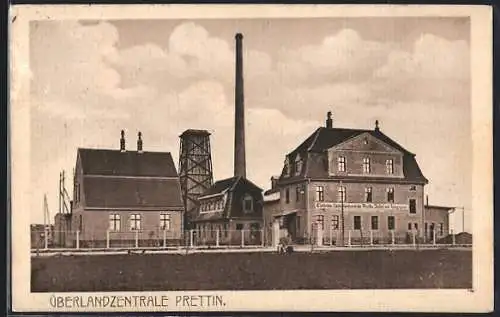 AK Prettin, Blick auf die Überlandzentrale