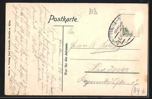 AK Prettin, Blick auf die Überlandzentrale