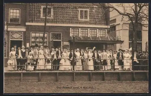AK Zaandam, Tentoonstelling De Vrouw 1913, Oud-zaansch feest