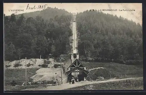 AK La Bourboule /Auvergne, Le Funiculaire, Bergbahn