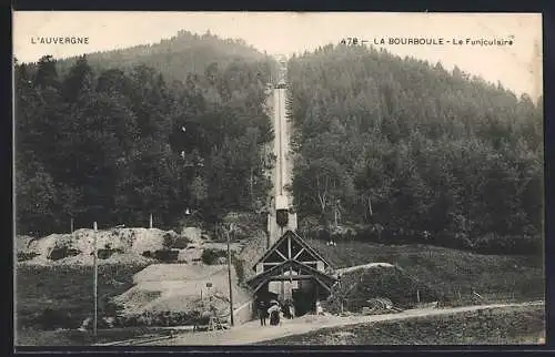 AK La Bourboule /Auvergne, Le Funiculaire, Bergbahn