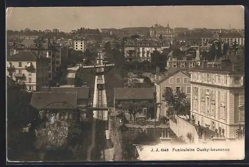 AK Ouchy-Lausanne, Funiculaire, Bergbahn